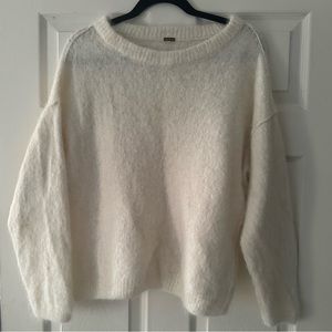 Cream Free People Sweater